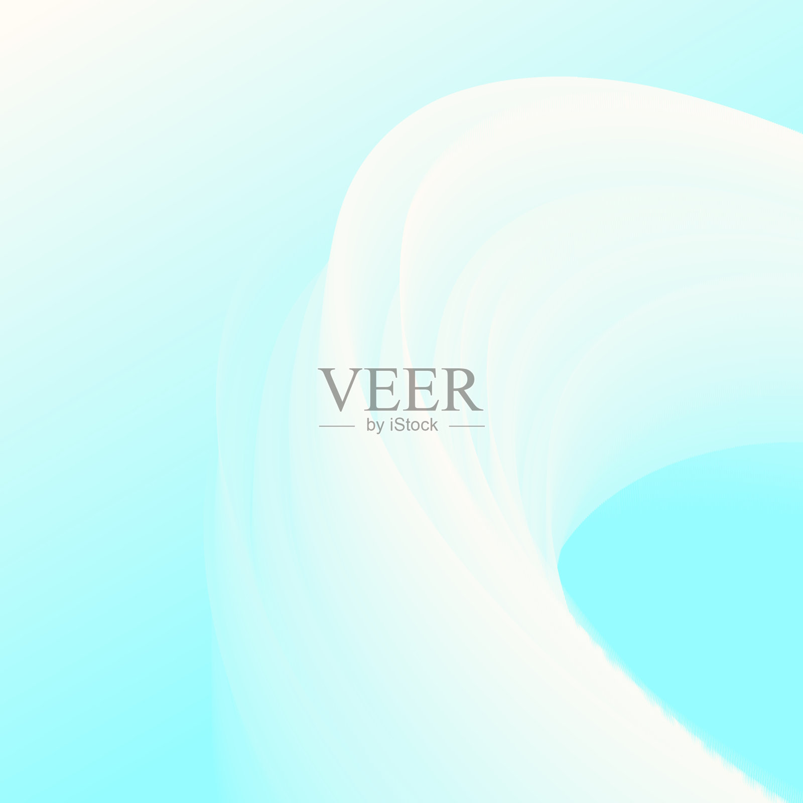 基于灰色渐变背景的流体抽象设计插画图片素材