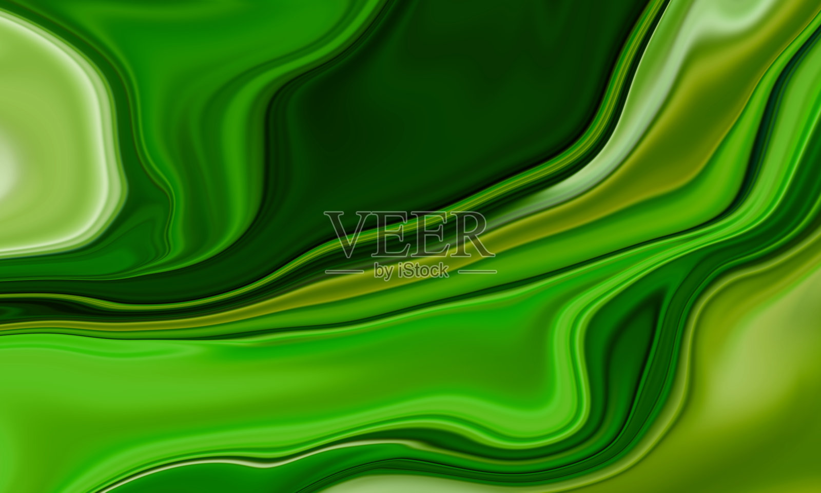 抽象的背景油漆在绿色的彩色效果插画图片素材