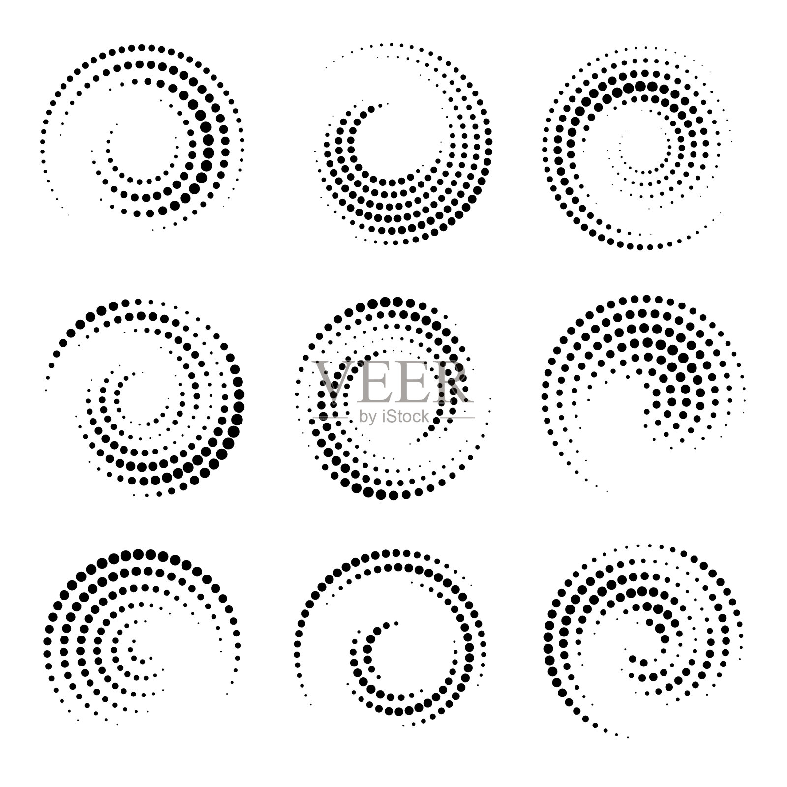 涡流循环模式插画图片素材