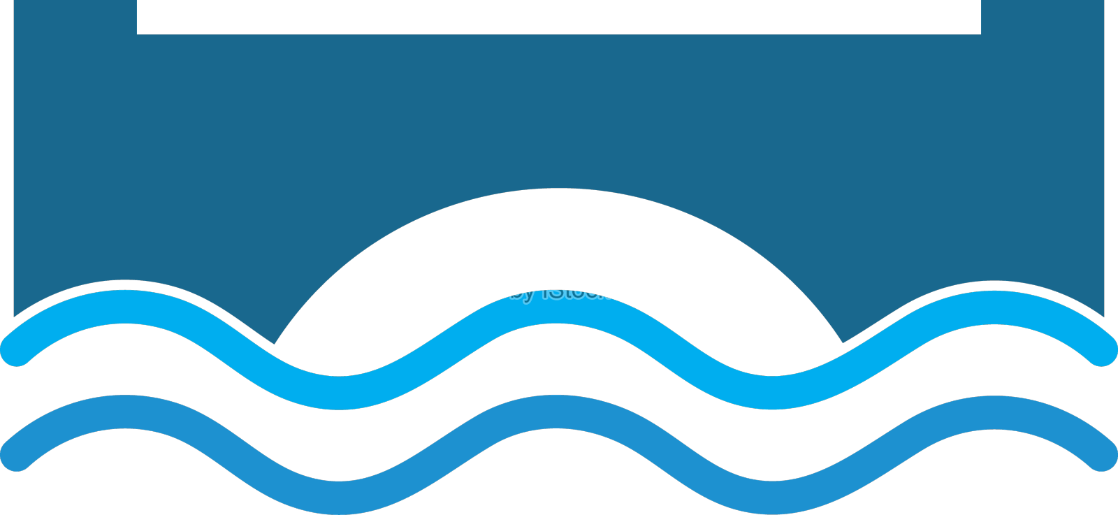 桥梁标志模板图标设计元素图片