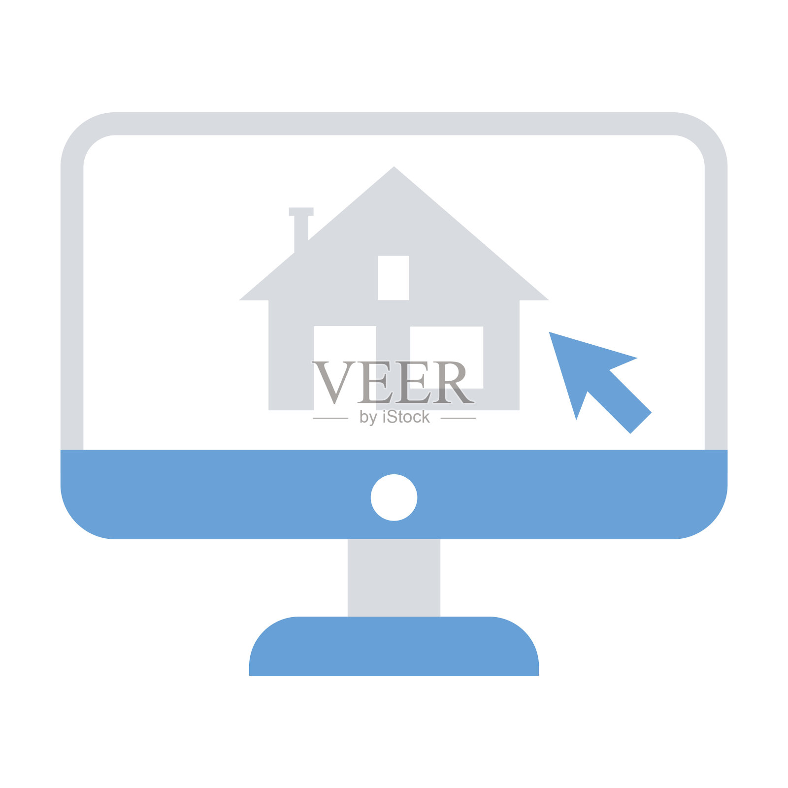 选择，计算机，在线图标设计元素图片