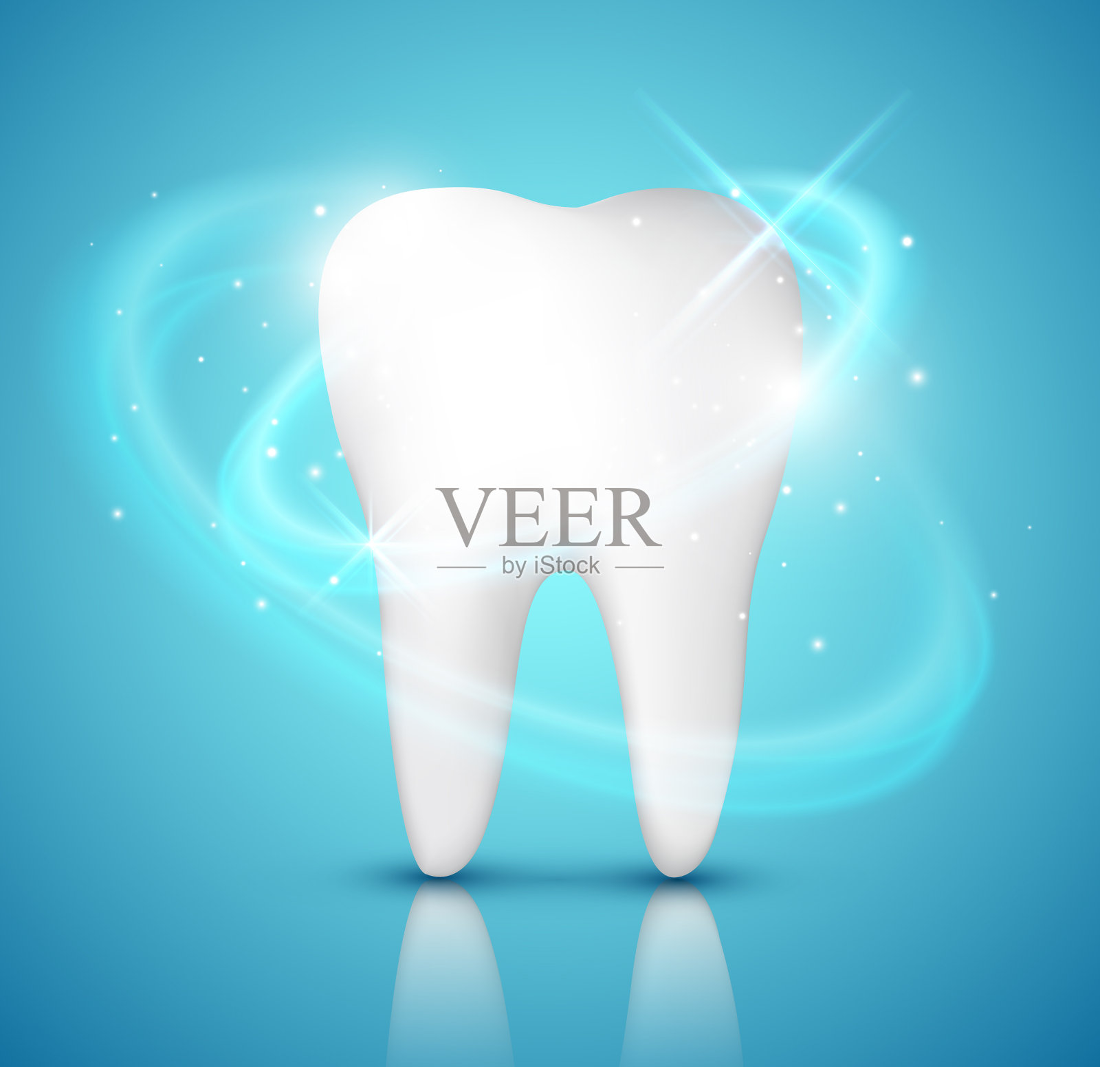 牙插画图片素材