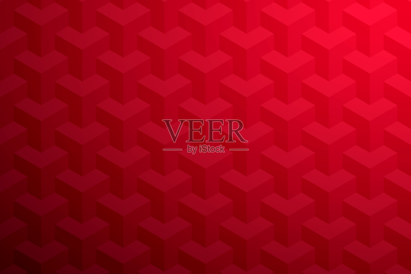 抽象红色背景-几何纹理插画图片素材