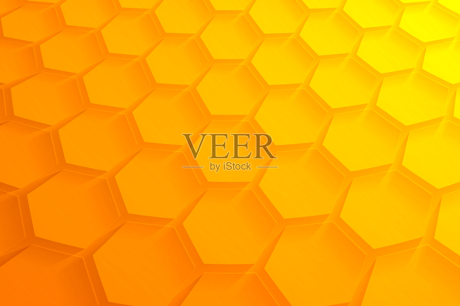 抽象橙色背景-几何纹理插画图片素材