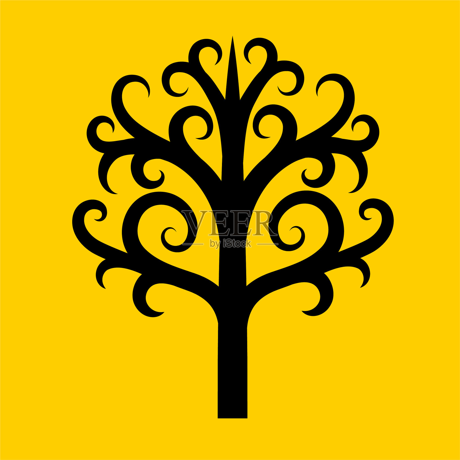 树的图标插画图片素材