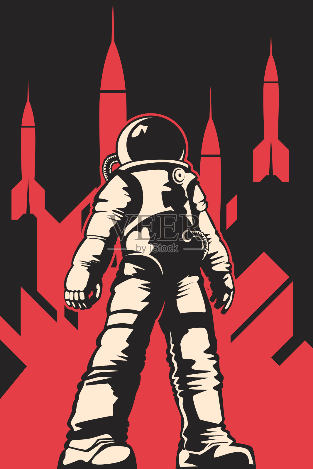 空间的海报插画图片素材