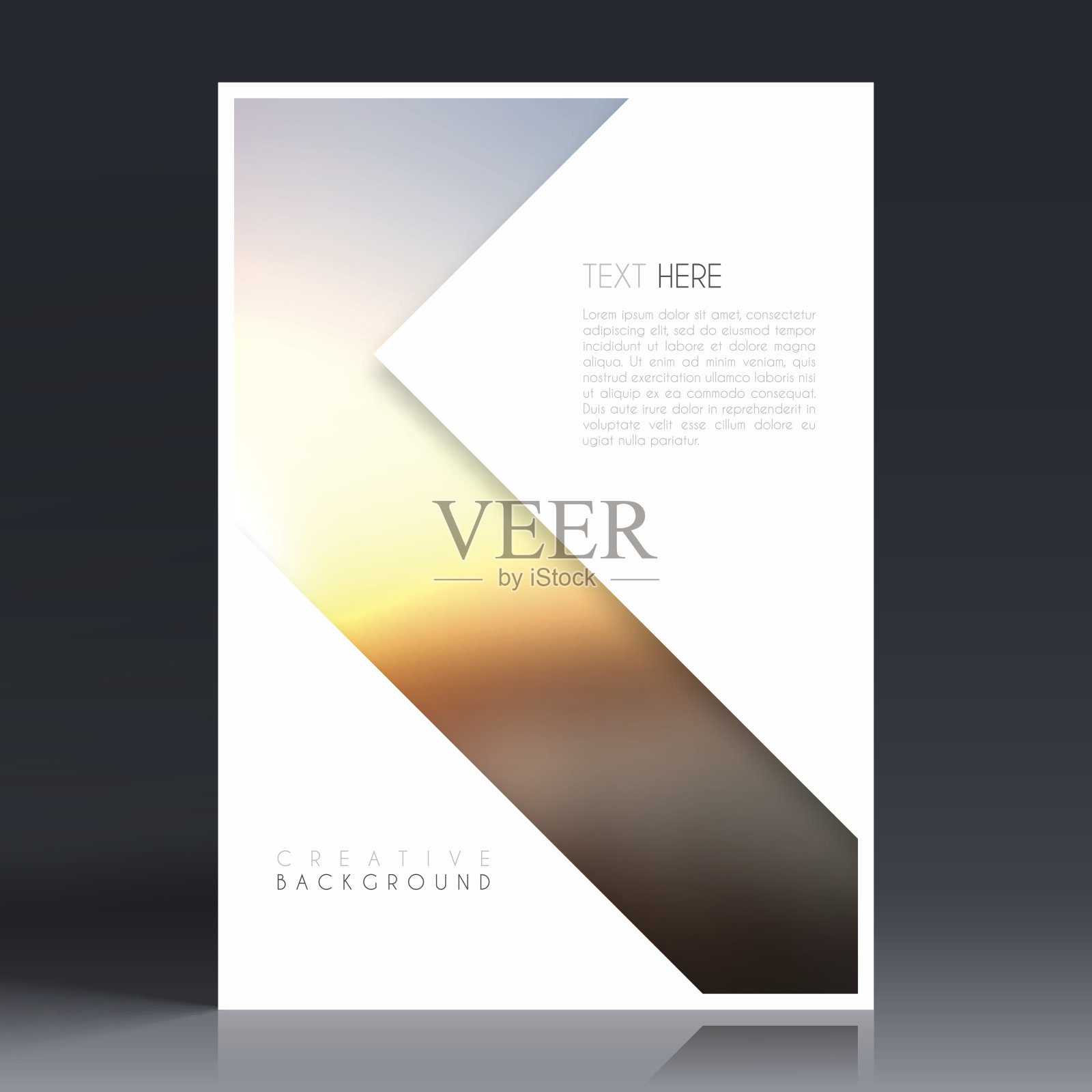 宣传册模板布局，封面设计，商业年度报告，传单，杂志设计模板素材