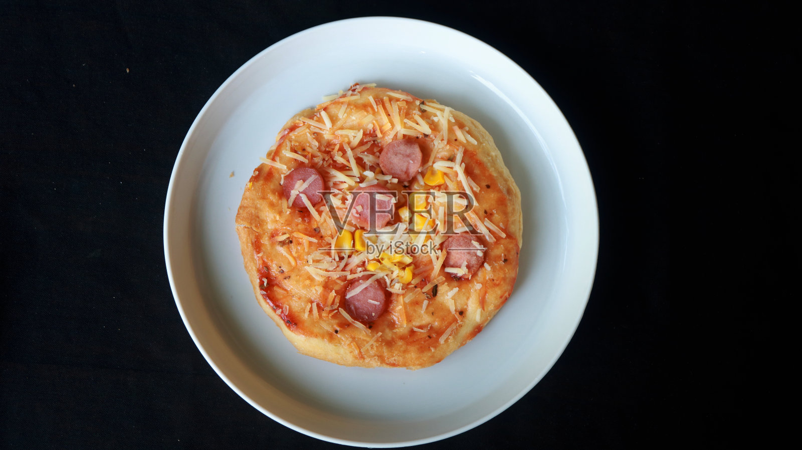 迷你披萨照片摄影图片