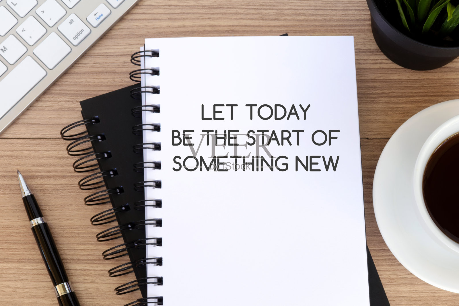 记事本上有关于生活的励志名言照片摄影图片