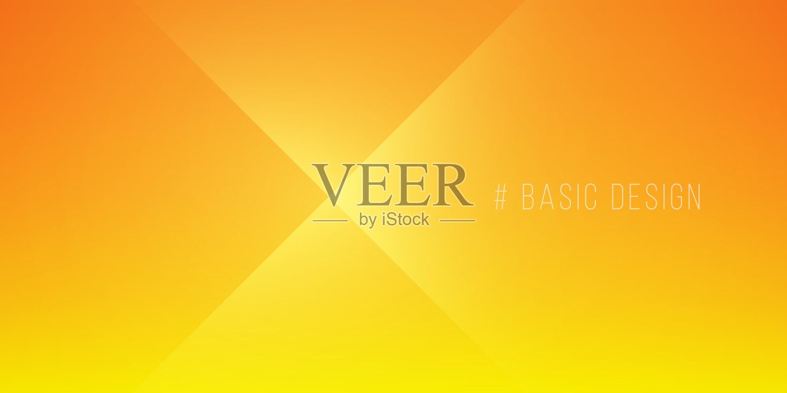 简单抽象的橙色和黄色背景插画图片素材