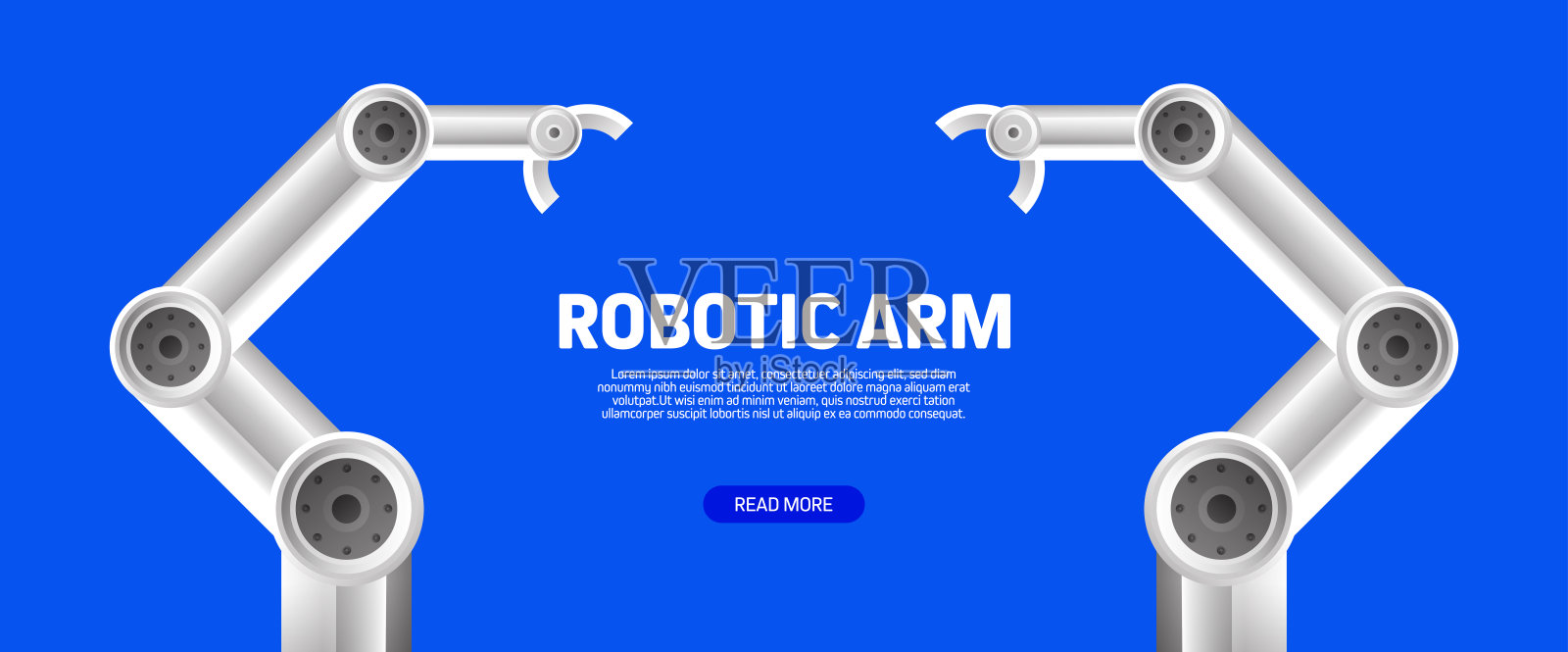 人工智能-机器人概念矢量插图插画图片素材