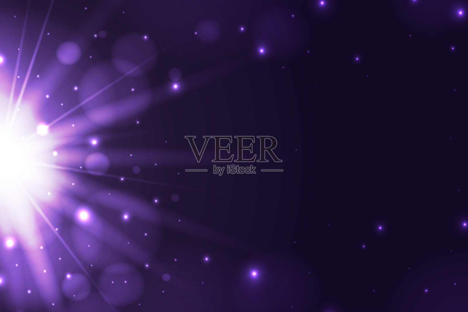 抽象模糊的散景光背景插画图片素材