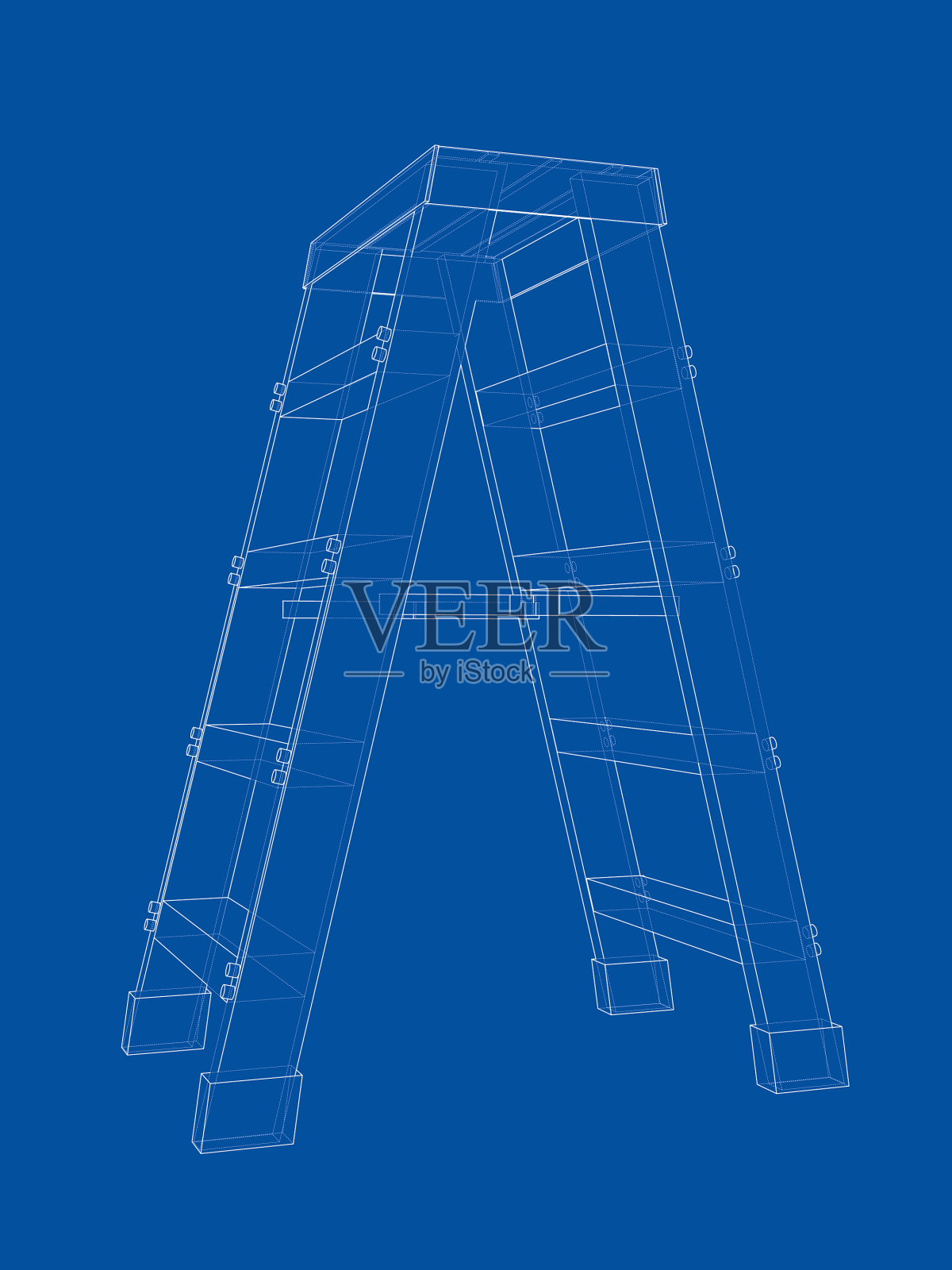 大纲家庭步骤插画图片素材