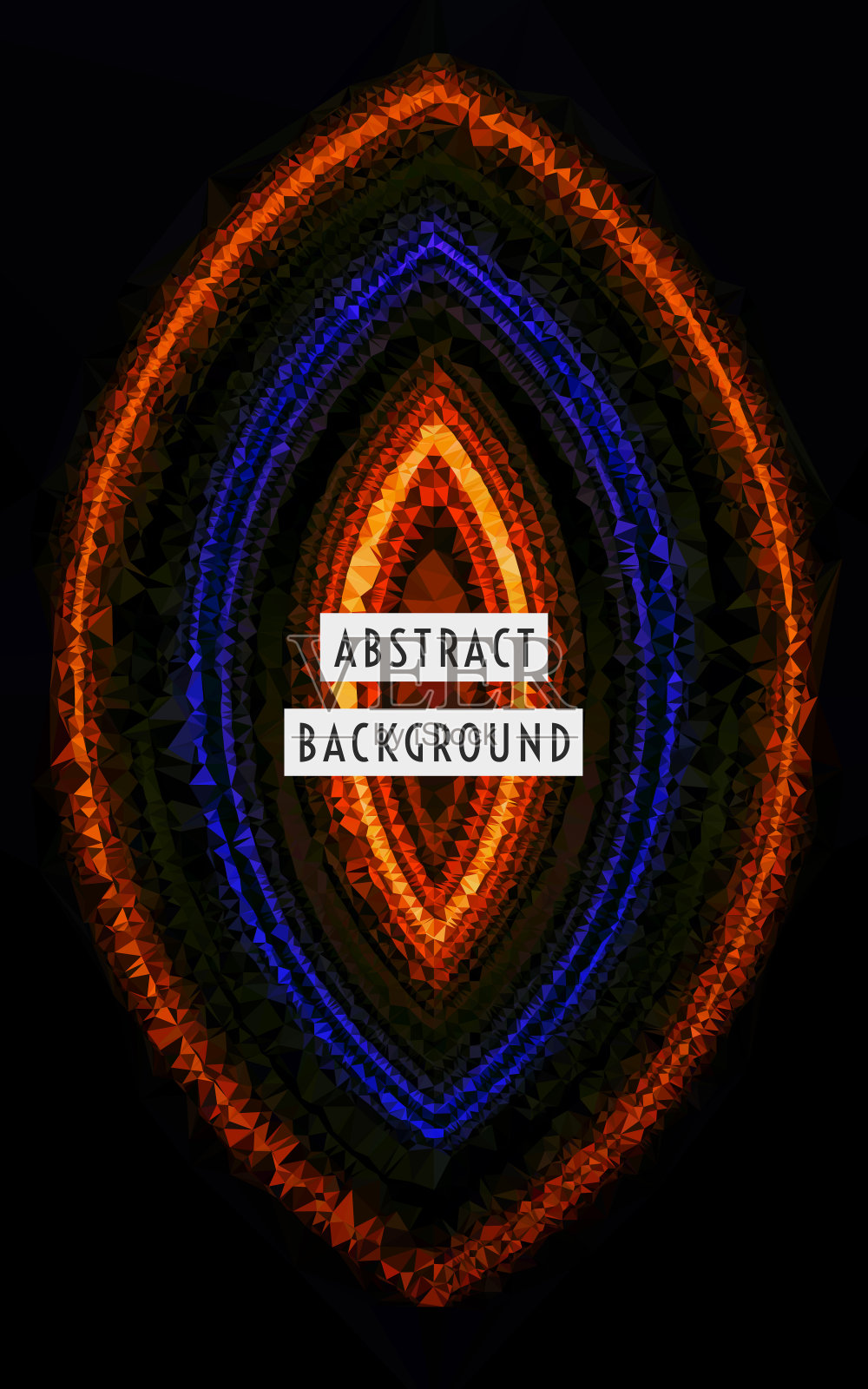 彩色多边形创意矢量抽象背景插画图片素材