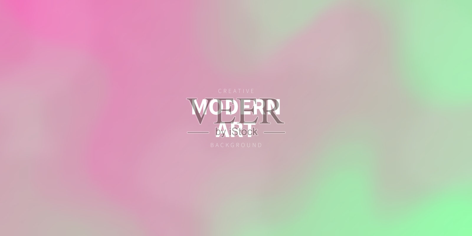 粉红色抽象背景与模糊的流体形状插画图片素材