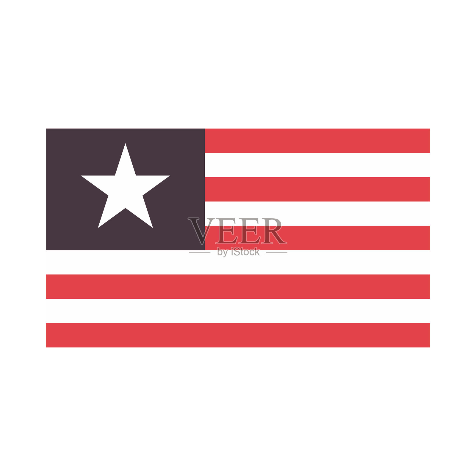 美国国旗的设计设计元素图片