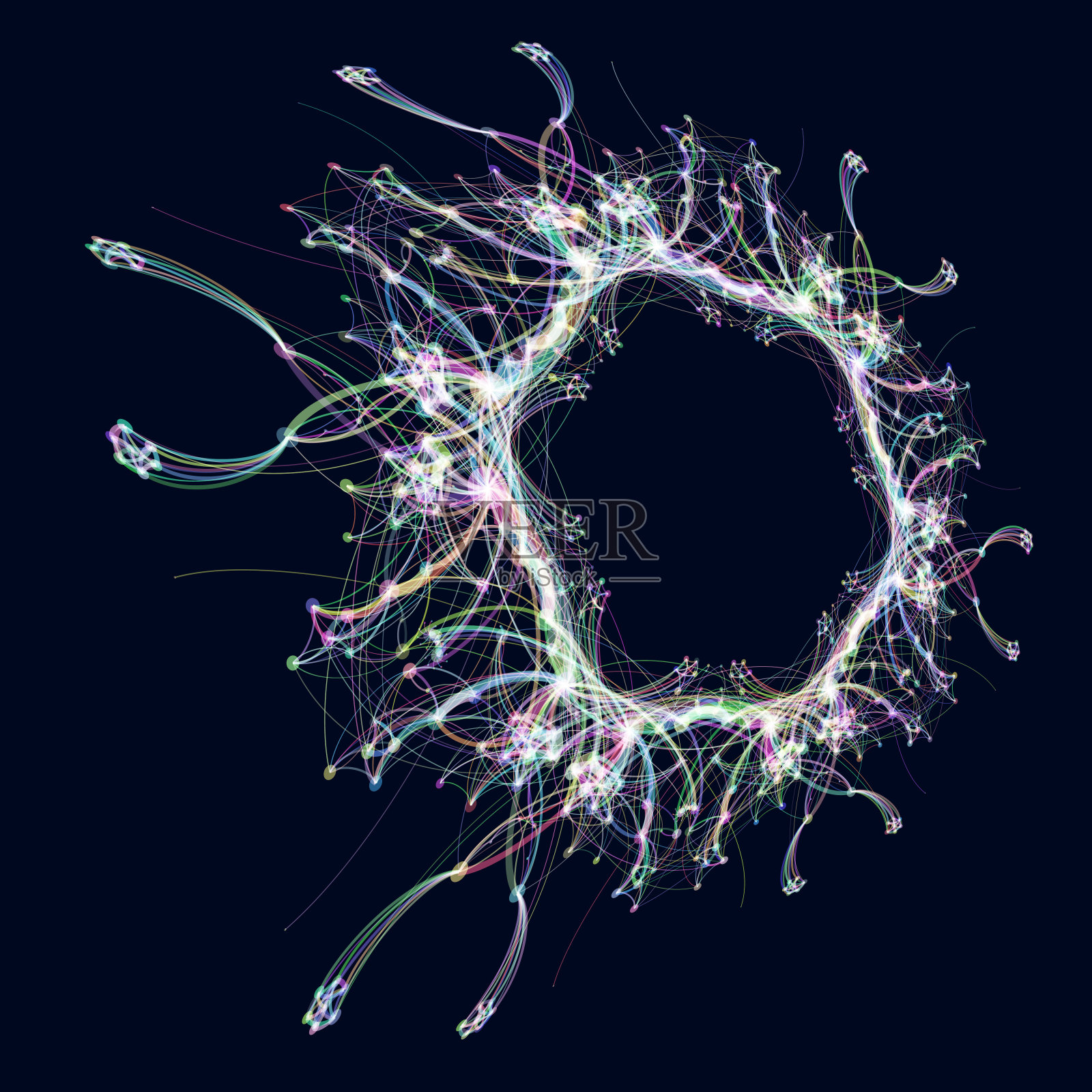 数据技术背景插画图片素材