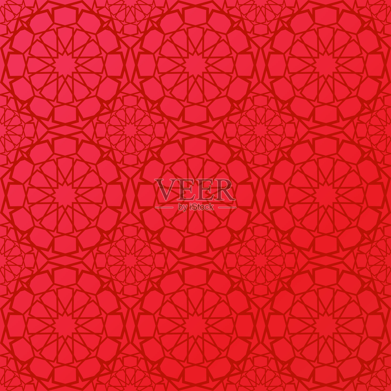 金属梯度伊斯兰图案抽象背景。插画图片素材