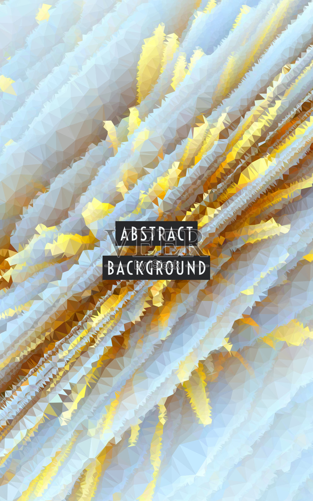 金色多边形纹理抽象背景插画图片素材