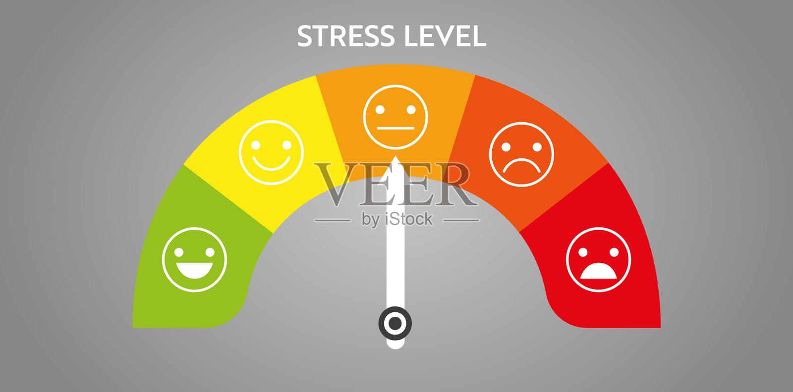 疼痛水平计指示器插画图片素材