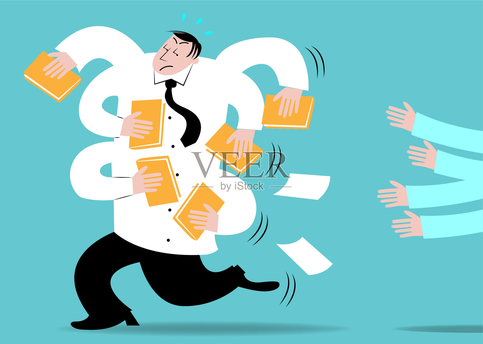 行政部门很难授权插画图片素材