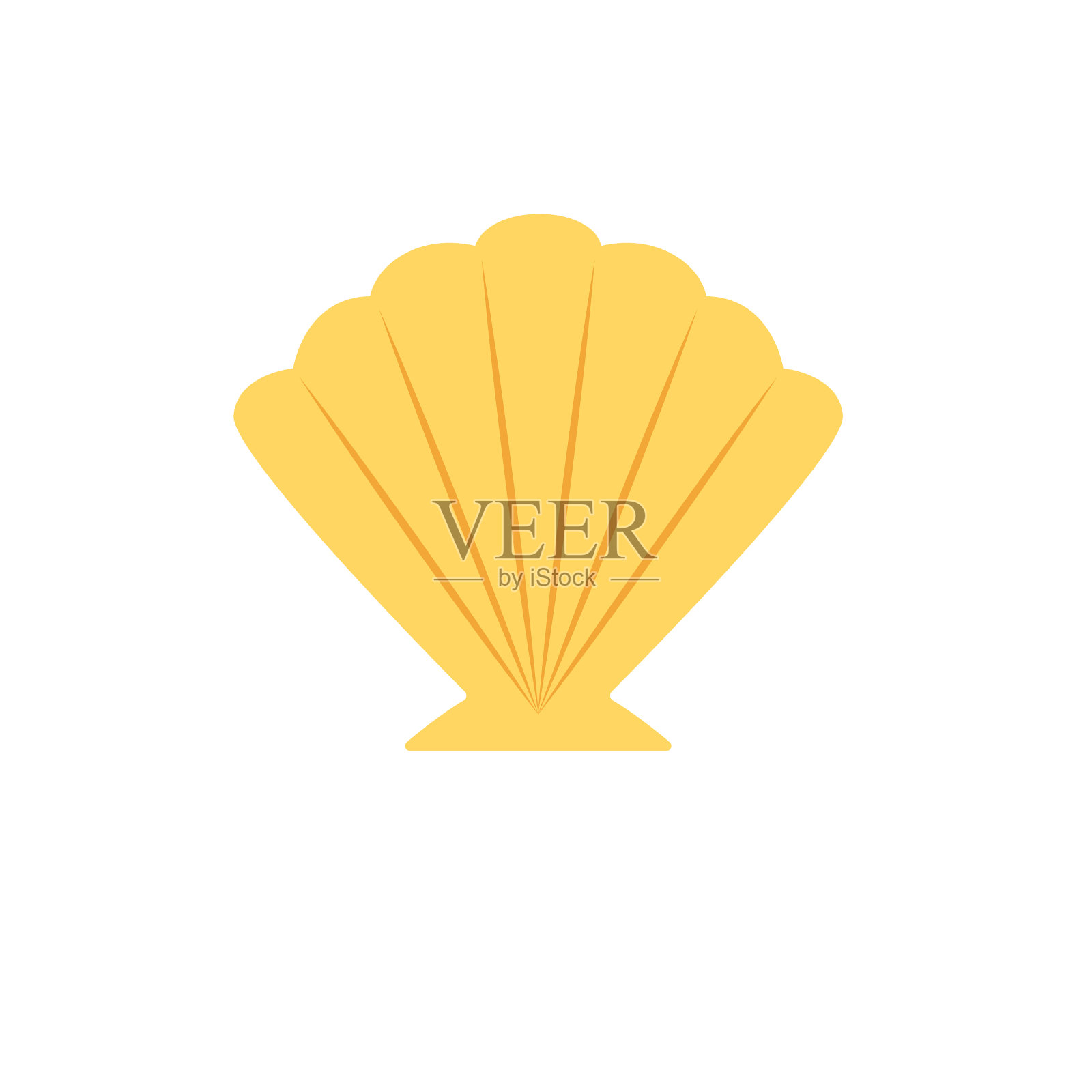 航海图标-蛤壳设计元素图片