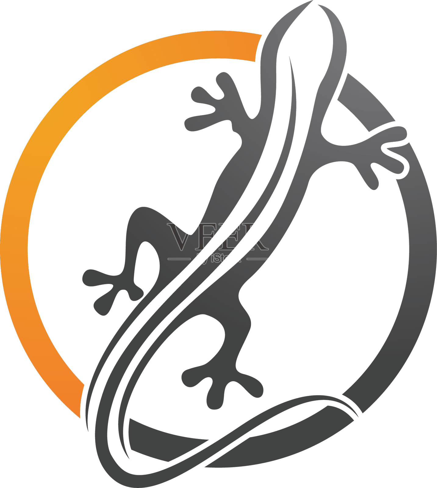 蜥蜴符号图标设计元素图片