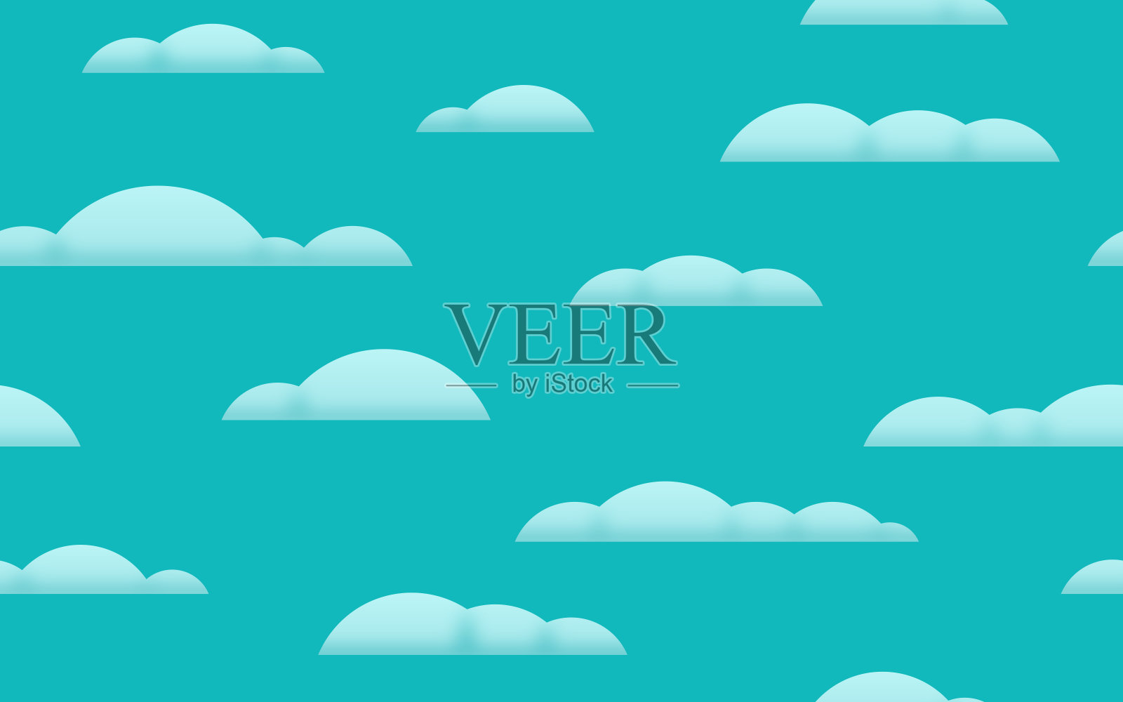 无缝的云层背景插画图片素材