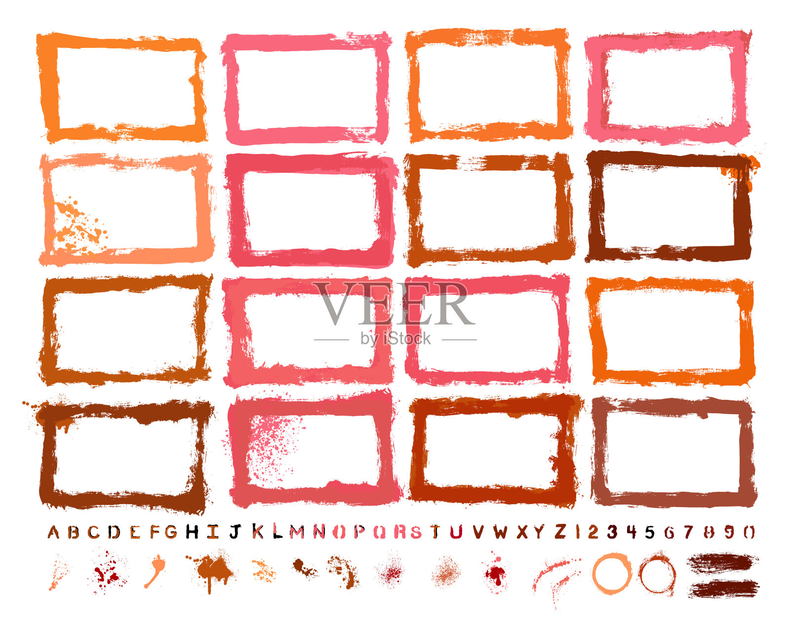 布局的纹理矢量背景边框设置插画图片素材