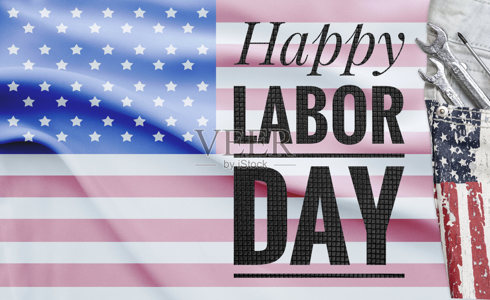 劳动节快乐卡片背景构思照片摄影图片