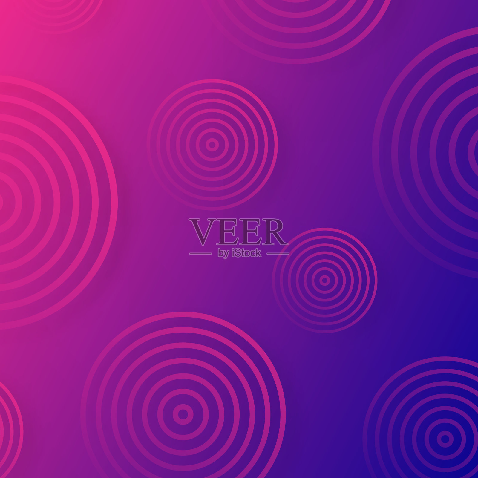 用紫色圆圈抽象渐变背景插画图片素材