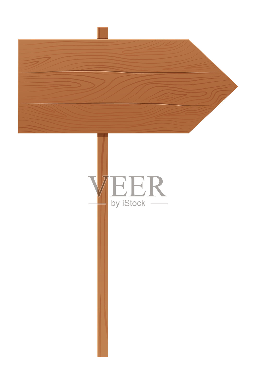 wooden_plaques_and_signboards_one插画图片素材