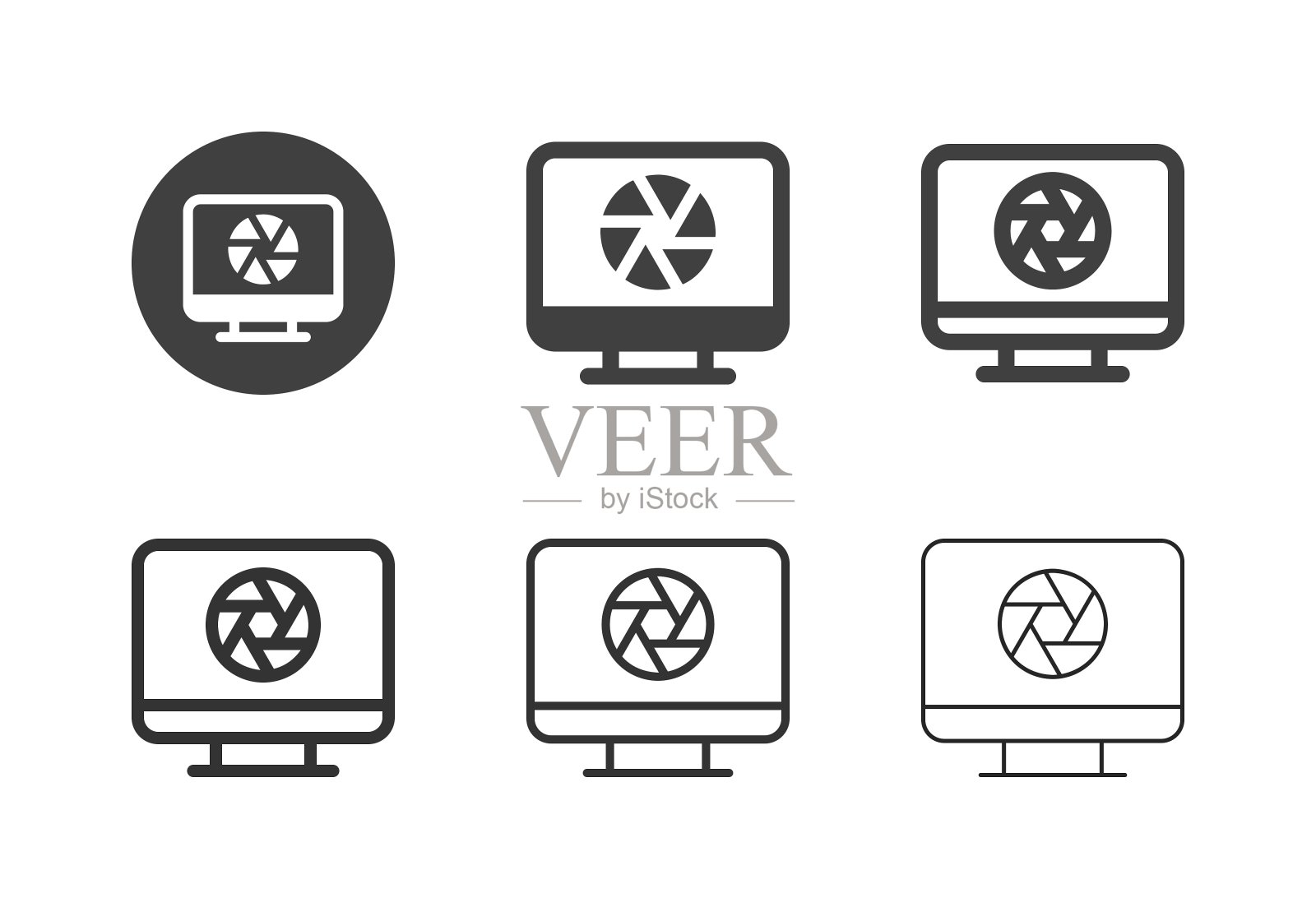 照片编辑器图标-多系列插画图片素材