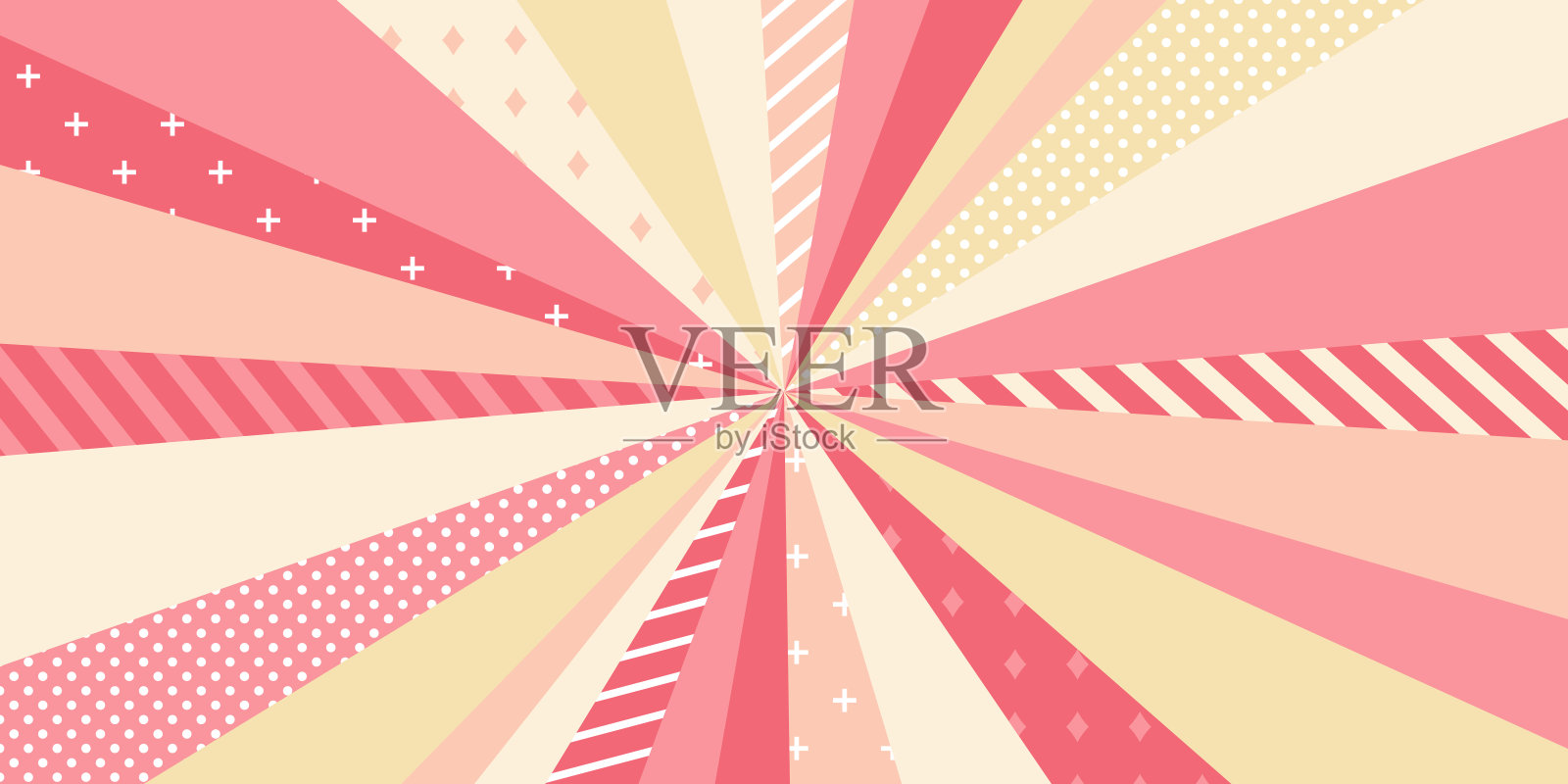 流行的集中线条背景插图插画图片素材