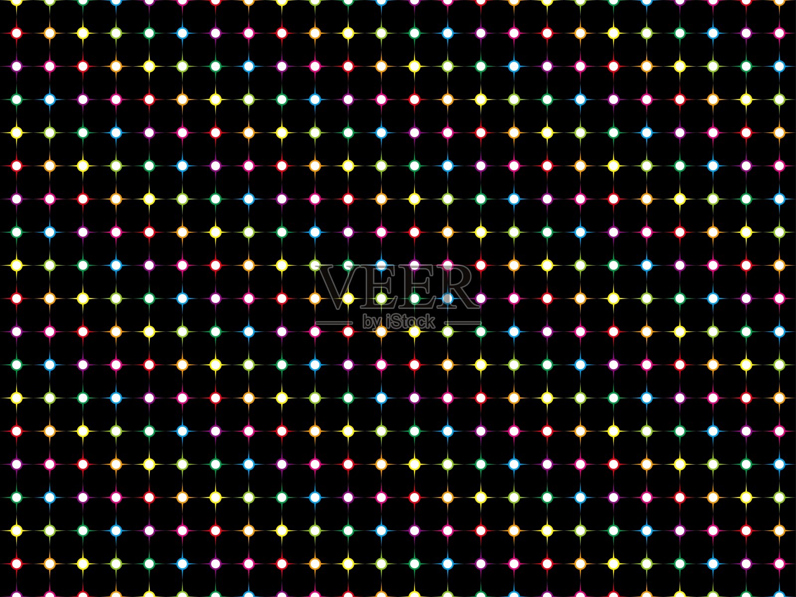 闪电色5斜插画图片素材