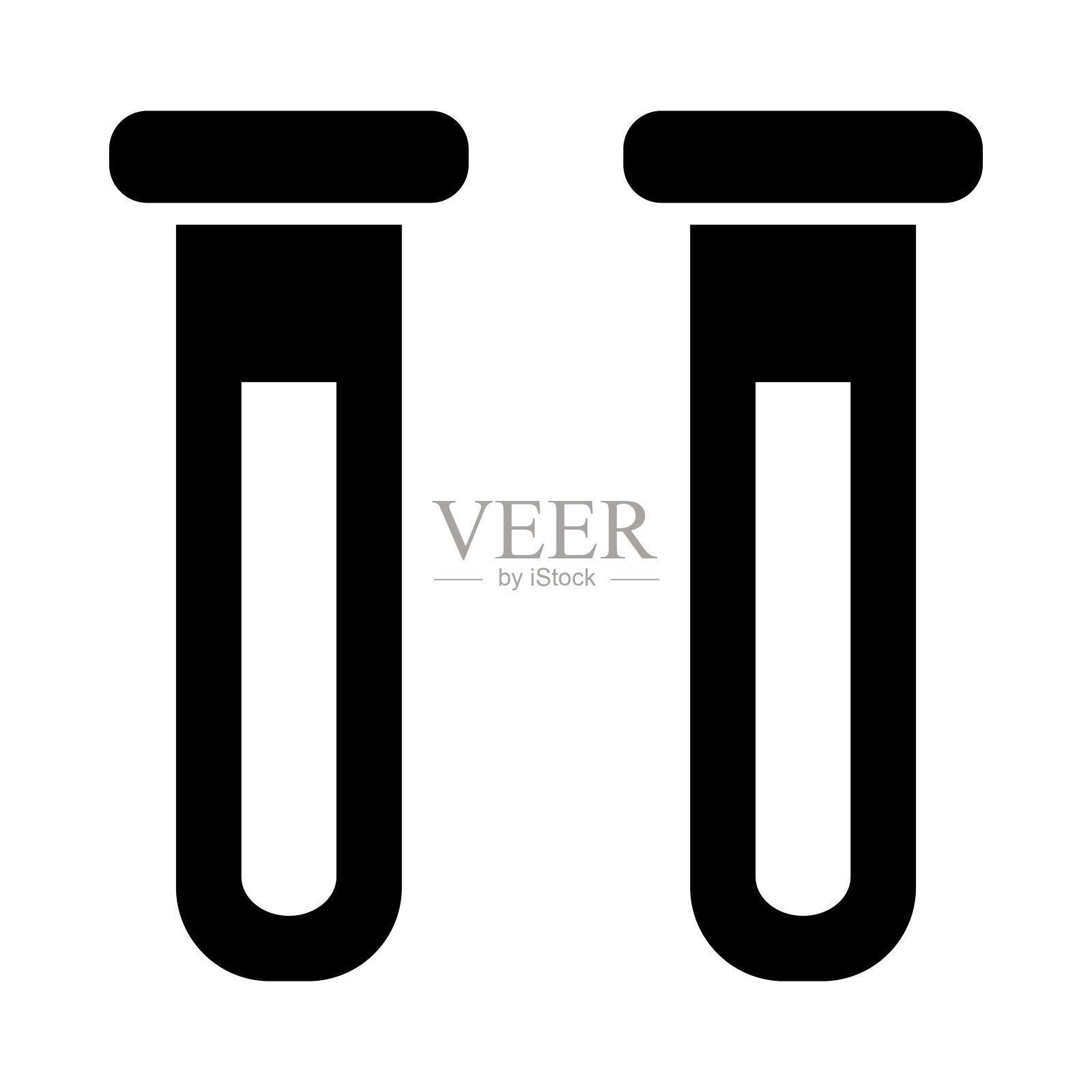 安瓿矢量字形图标为个人和商业用途。插画图片素材