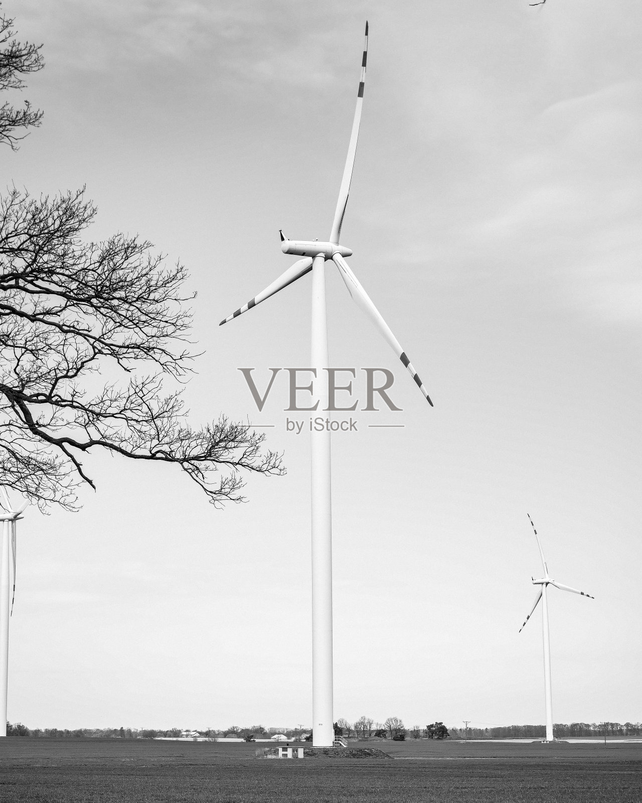 可再生能源风车照片摄影图片