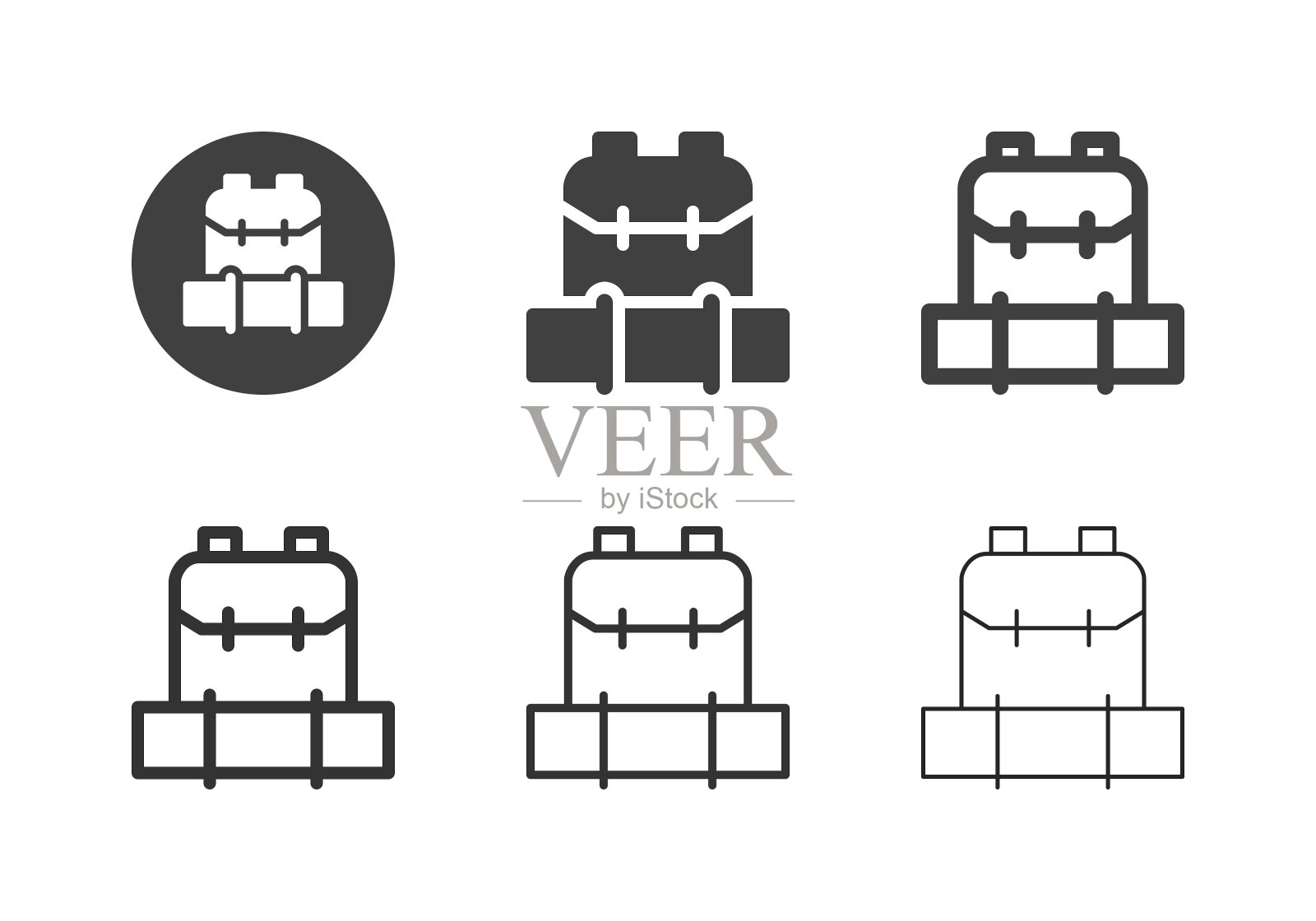 背包图标-多系列插画图片素材