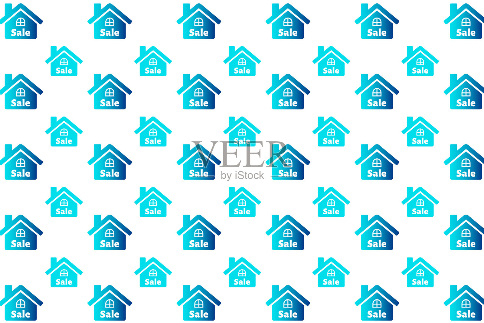 摘要待售房屋图案背景插画图片素材