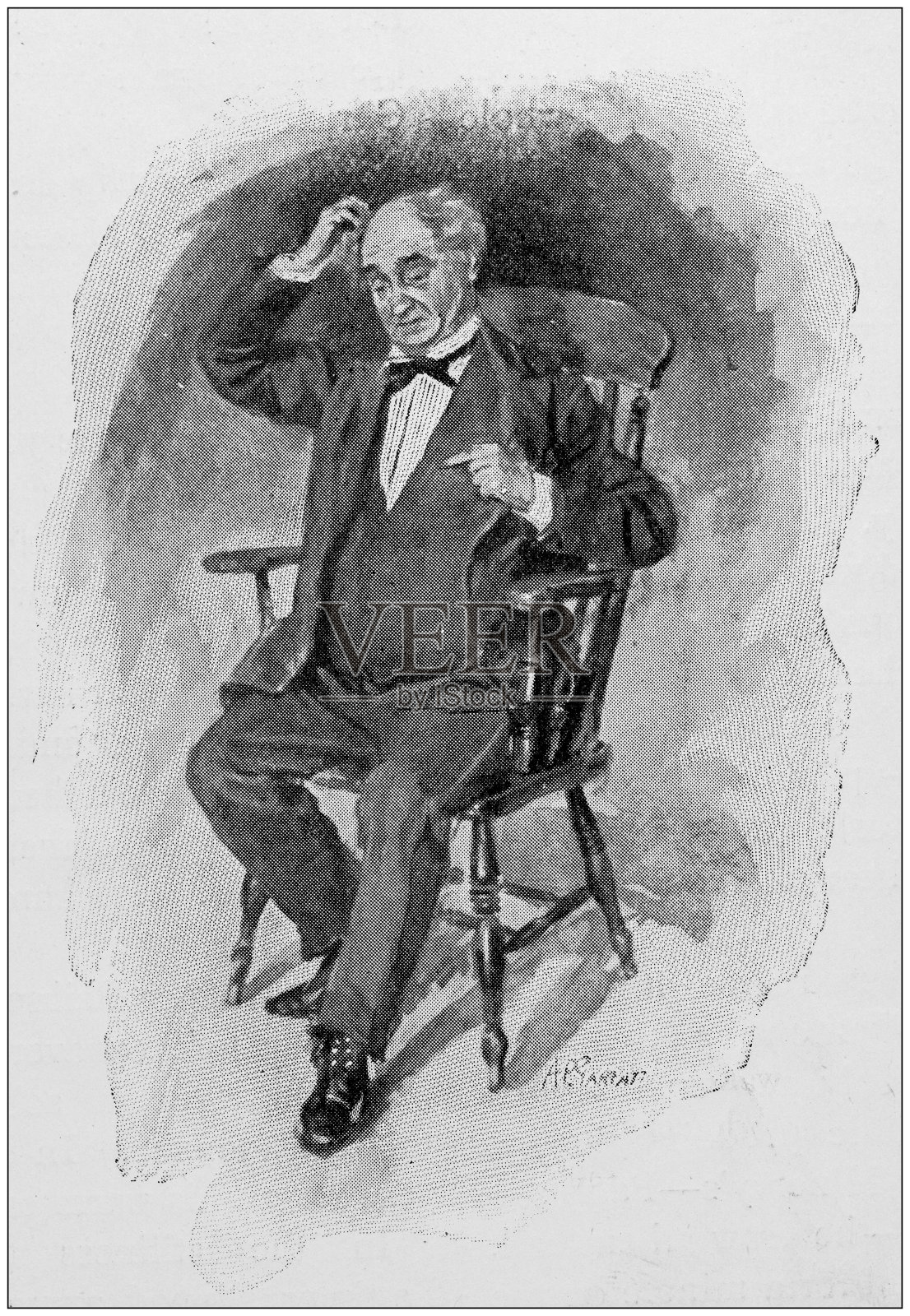 古董插图:想知道设计元素图片