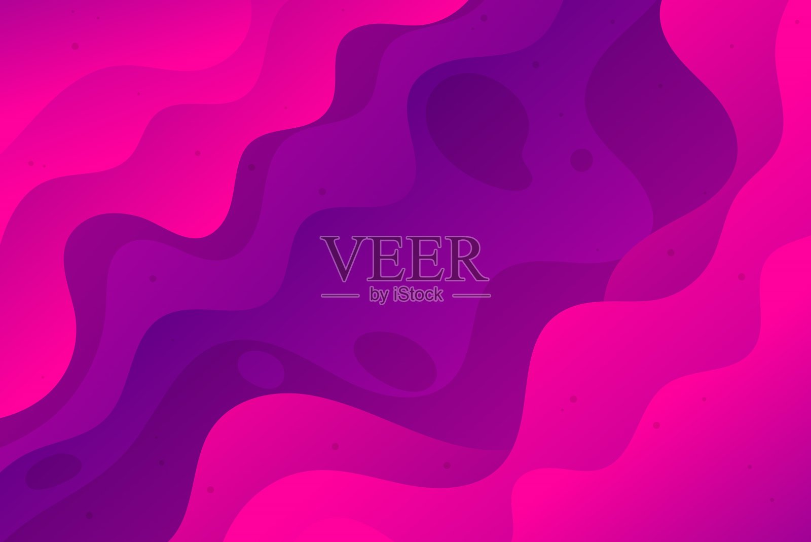 抽象多色未来现代波浪背景插画图片素材