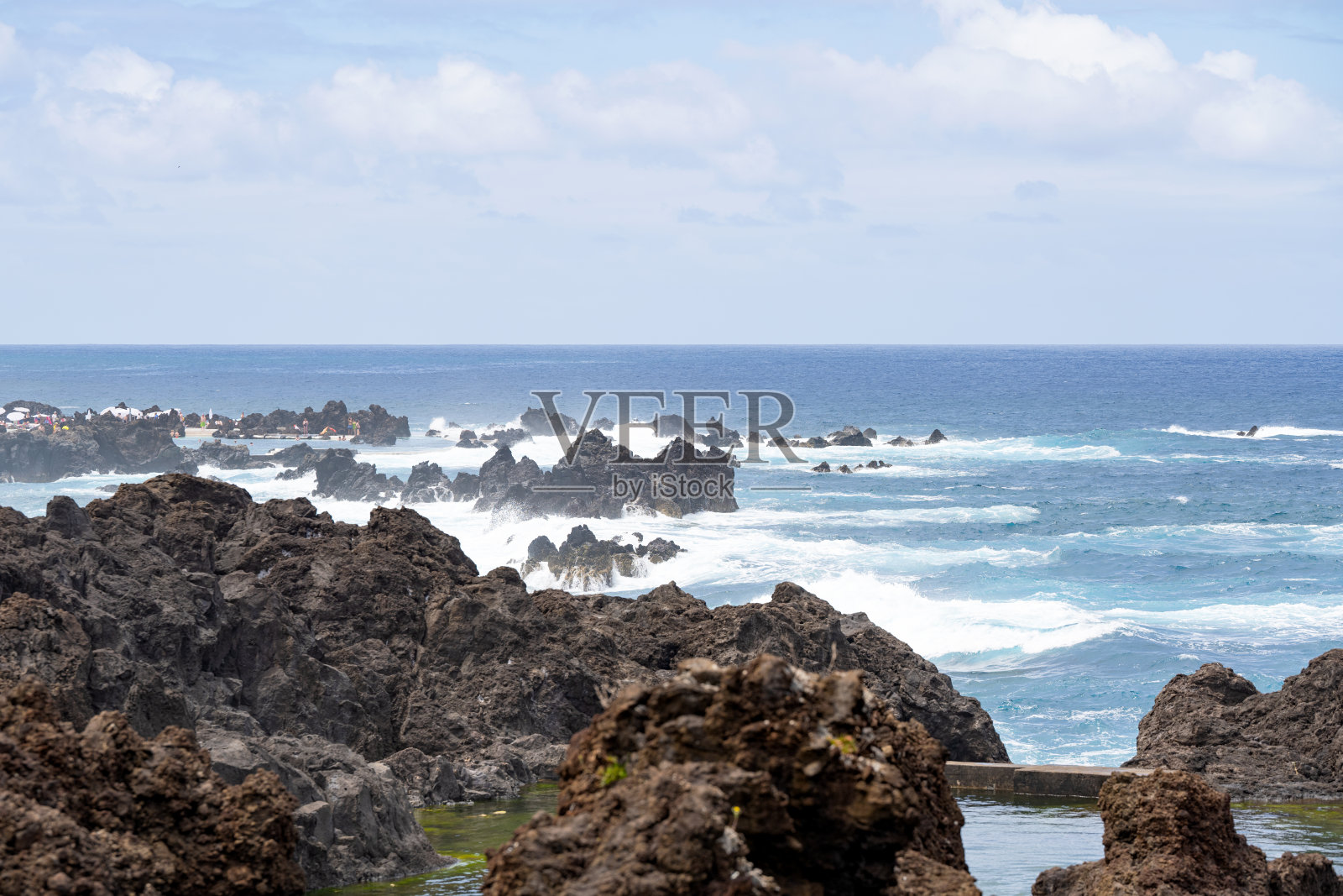 莫尼兹港的美景照片摄影图片