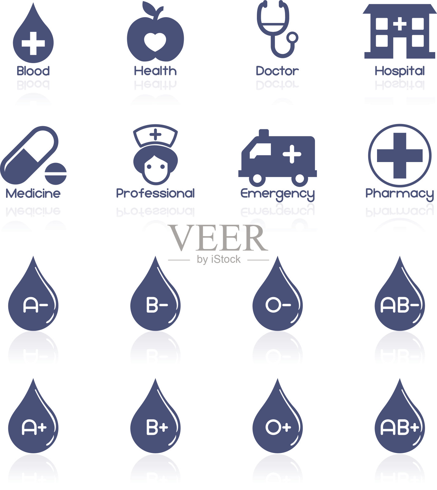 医院和医疗界面图标收集图标素材