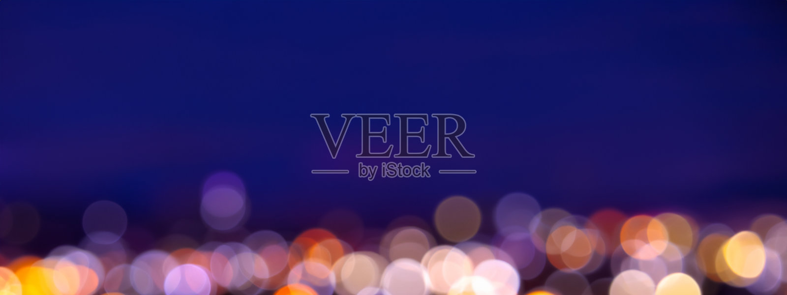 斑斓迷离的城市灯光照片摄影图片