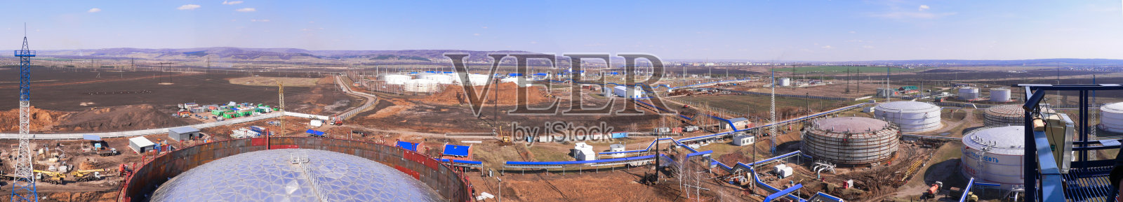 营运油库“Transneft”全景照片摄影图片