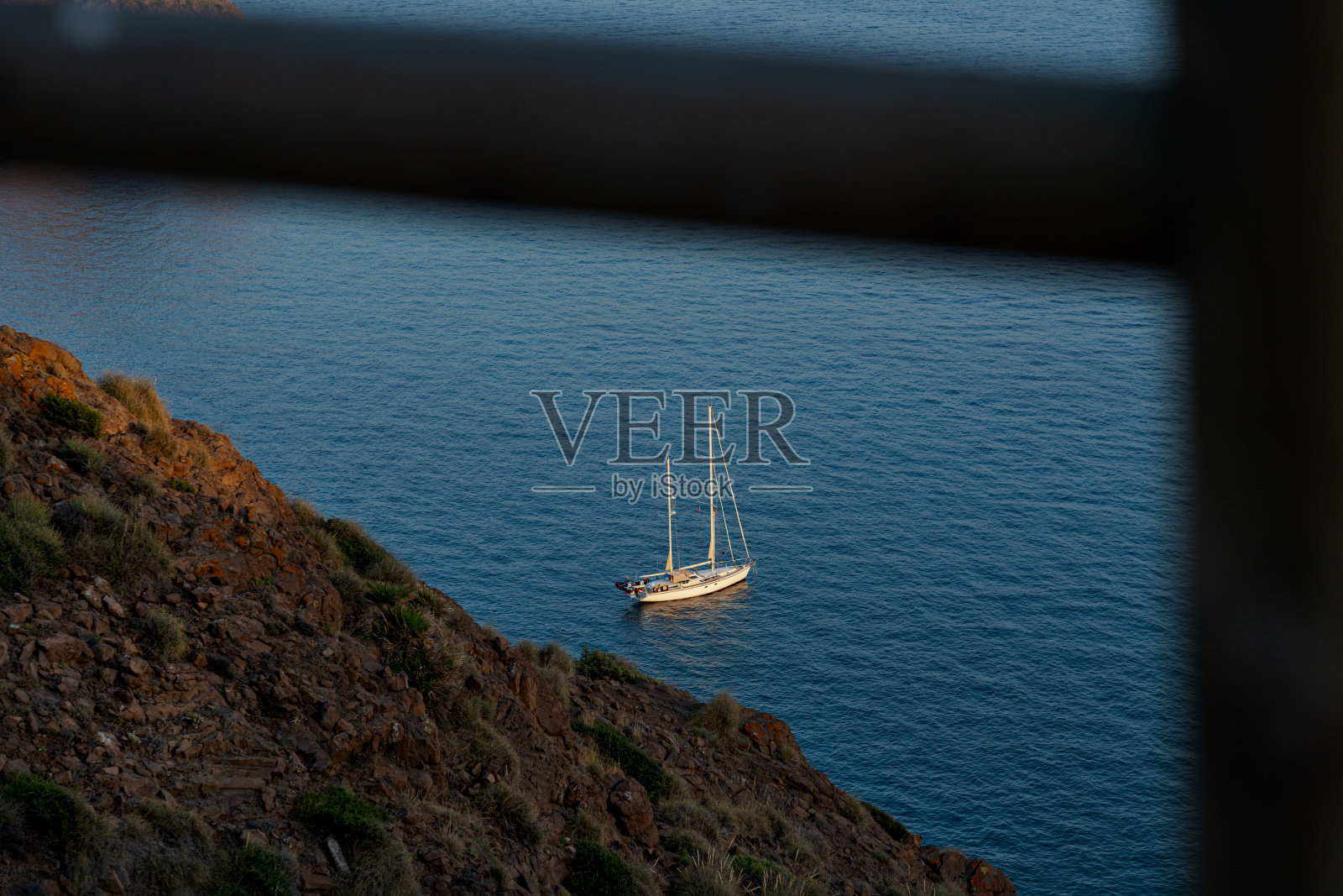 加塔角的日落照片摄影图片