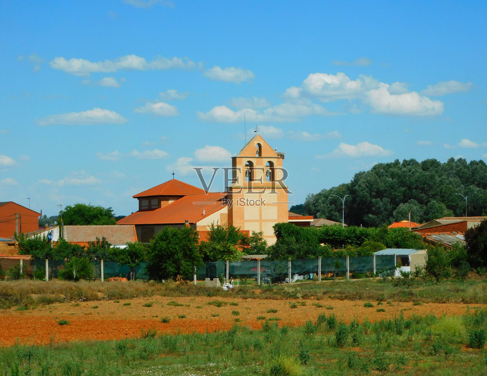 奥丹萨斯山谷教堂照片摄影图片