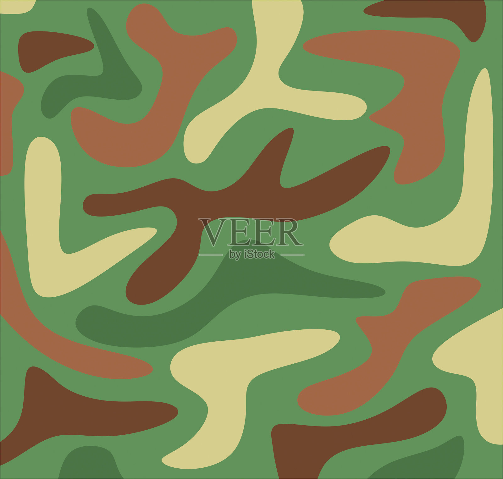 迷彩图案插画图片素材