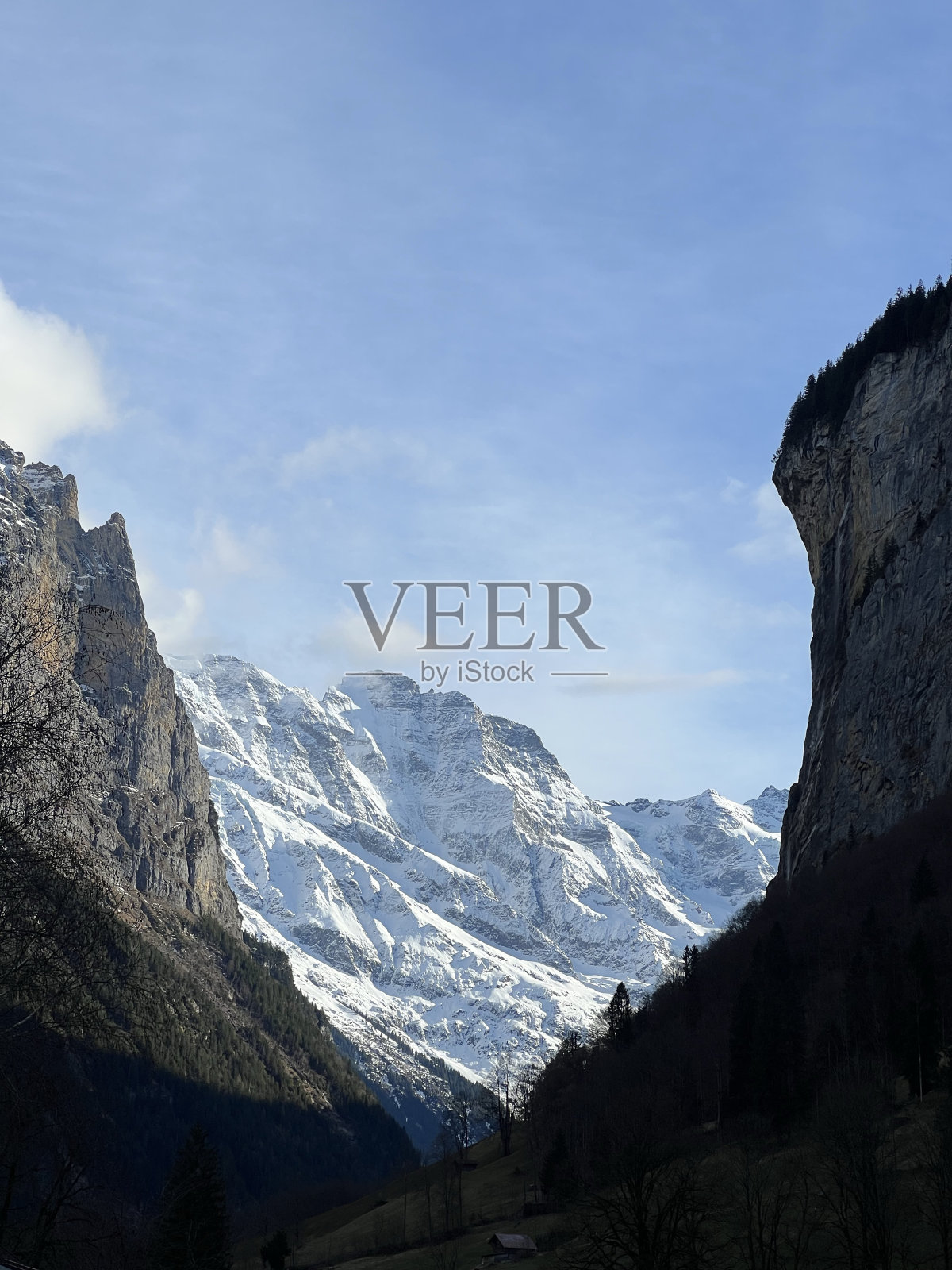 瑞士山谷照片摄影图片