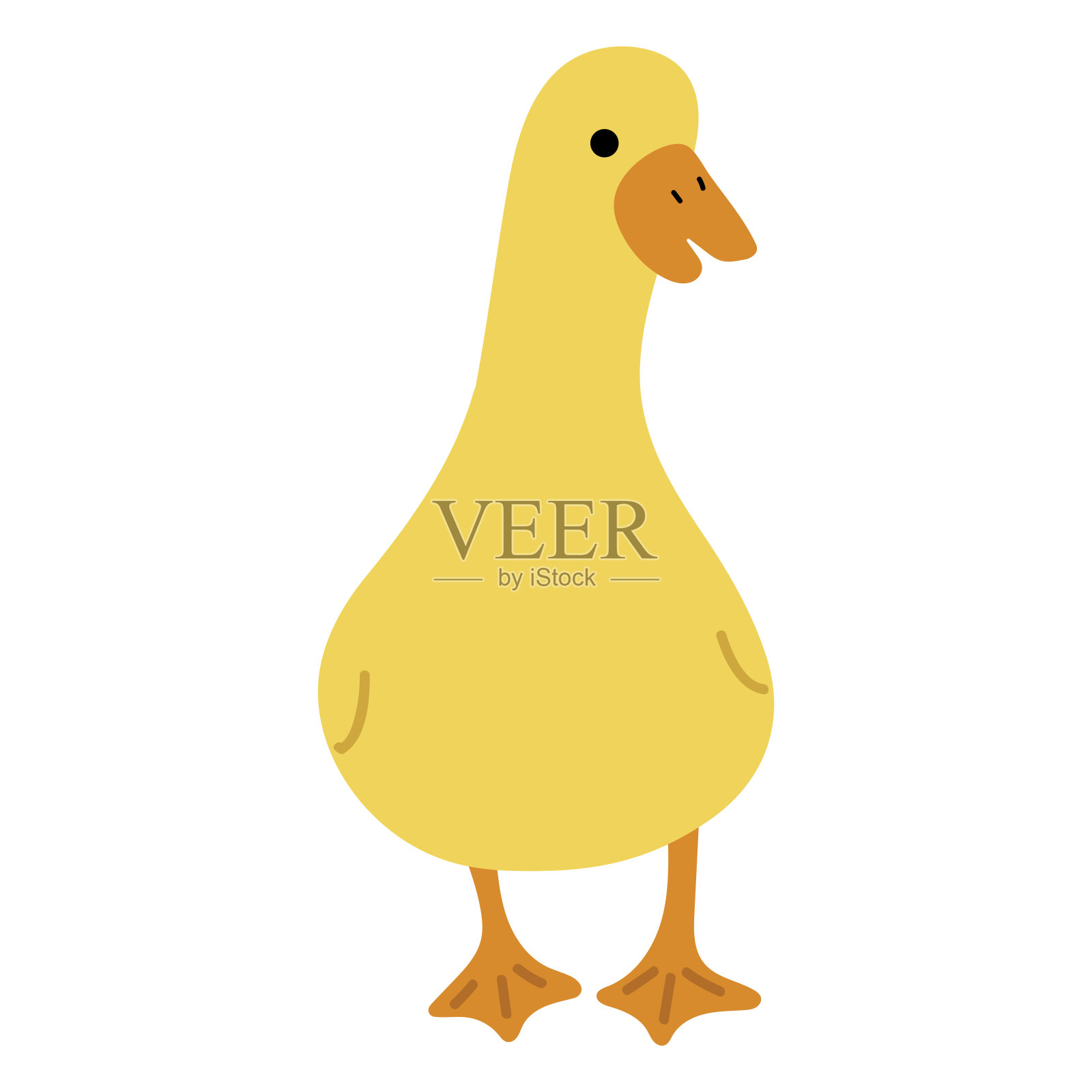 鸭黄单张21插画图片素材